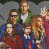 The Umbrella Academy Characters Diamond Painting