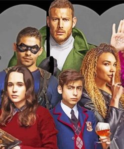 The Umbrella Academy Characters Diamond Painting