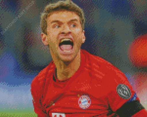 Thomas Muller Football Player Diamond Painting