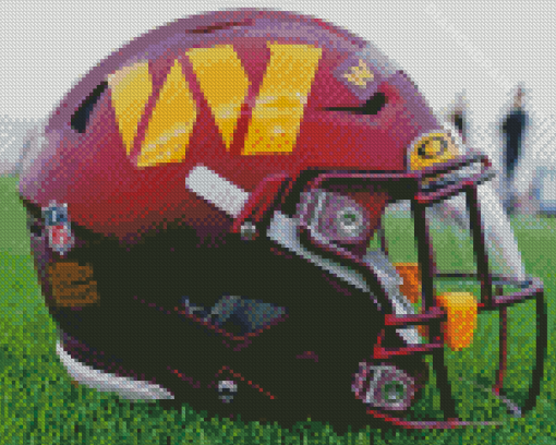 Washington Commanders Helmet Diamond Painting