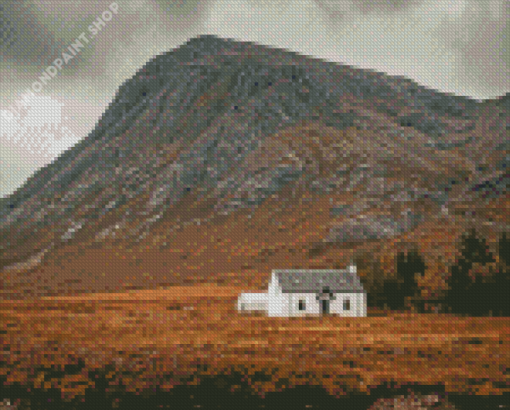 White House In Front Of Munro Mountain Diamond Paintings