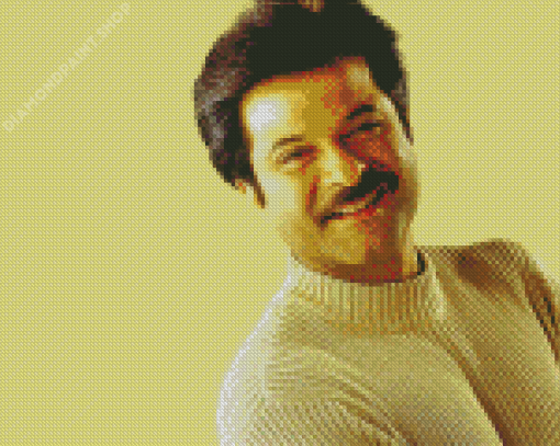 Young Anil Kapoor Diamond Painting