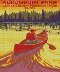 Algonquin Poster Diamond Painting