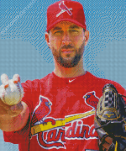 American Professional Baseballer Adam Wainwright Diamond Painting