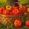 Apple Basket Fruit Diamond Painting