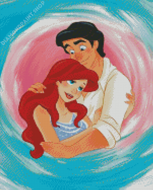 Ariel Prince Eric Diamond Painting