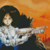 Battle Angel Alita Illustartion Diamond Painting