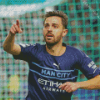 Bernardo Silva Man City Diamond Painting