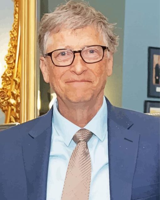 Bill Gates Diamond Painting