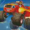 Blaze And The Monster Machines Movie Diamond Painting