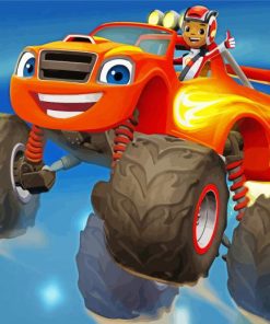 Blaze And The Monster Machines Movie Diamond Painting