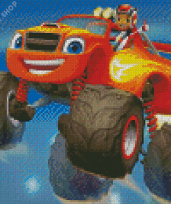 Blaze And The Monster Machines Movie Diamond Painting