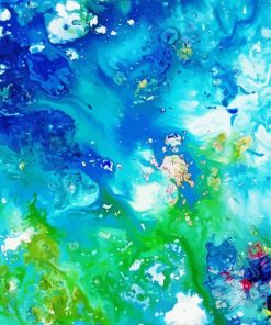 Blue Abstract Ocean Diamond Painting