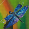 Blue Dragonfly Diamond Painting