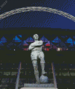 Bobby Moore Statue Diamond Painting