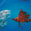 Brown Sailfish Diamond Painting