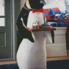 Butler Christmas Penguin Diamond Painting