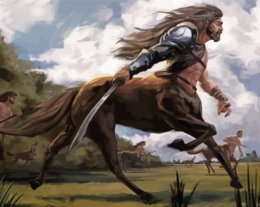 Centaur Warrior Diamond Painting