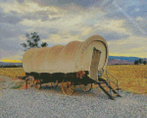 Covered Wagon Diamond Painting