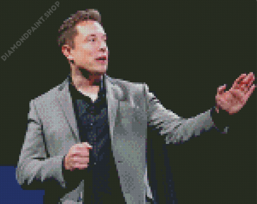 Elon Musk Diamond Painting