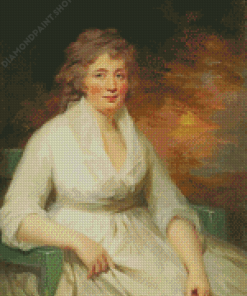 Janet Law By Henry Raeburn Diamond Painting