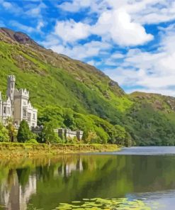 Kylemore Abbey Connemara Diamond Painting