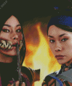 Mileena And Kitana Diamond Painting