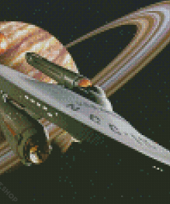 Starship NCC 1701 Star Trek Diamond Painting