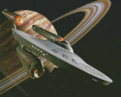 Starship NCC 1701 Star Trek Diamond Painting