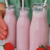 Aesthetic Strawberry Milk Diamond Painting