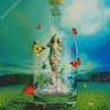 Aesthetic Woman In Bottle Diamond Painting