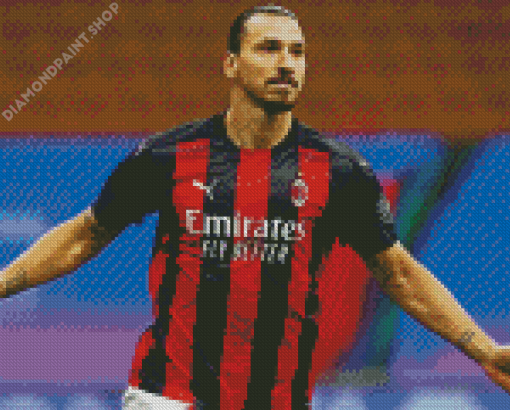 Aesthetic Zlatan Ibrahimović Diamond Painting