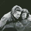 Black And white Rebel Without A Cause Diamond Painting