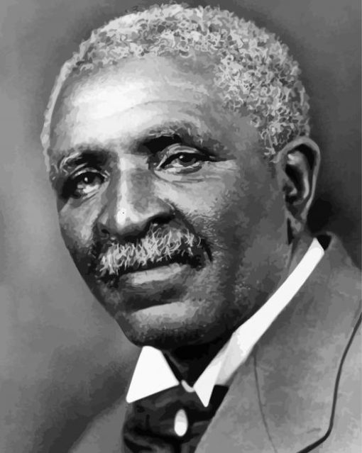 Black And White Washington Carver Diamond Painting