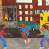 Black Children Jumping Rope Diamond Painting