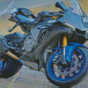 Black Sport Bike Diamond Painting