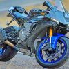 Black Sport Bike Diamond Painting