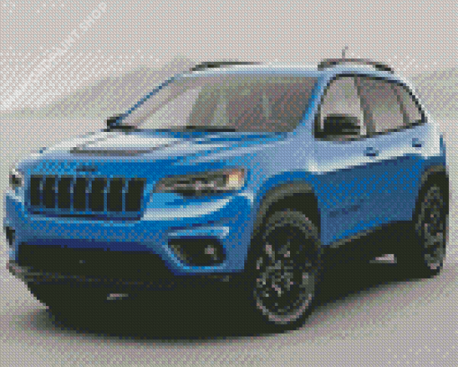 Blue Jeep Cherokee Diamond Painting