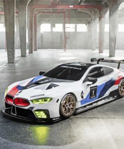 Bmw M8 Gte Racing Car Diamond Painting