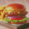 Cheeseburger Diamond Painting