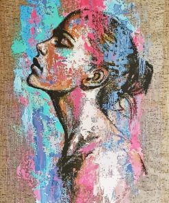 Colorful Woman Elena Kraft Diamond Painting