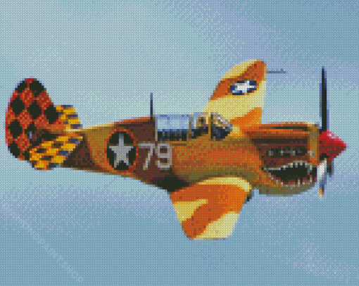 P 40 Warhawk Diamond Painting