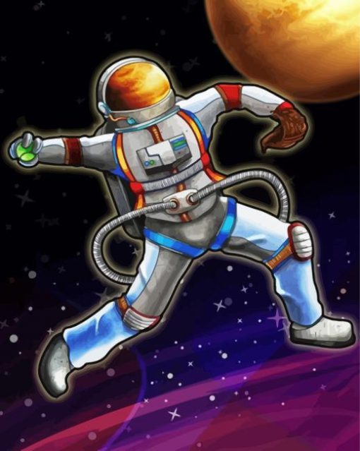 Cool Sports In Space Diamond Painting