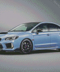 Grey Subaru Wrx Diamond Painting