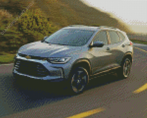 Grey Chevrolet Tracker Diamond Painting