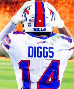 Stefon Diggs 14 Diamond Painting