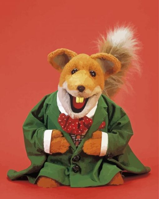 Basil Brush Red FoxDiamond Painting