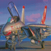 F14 Jet Diamond Painting