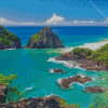 Fernando De Noronha Blue Beach Diamond Painting