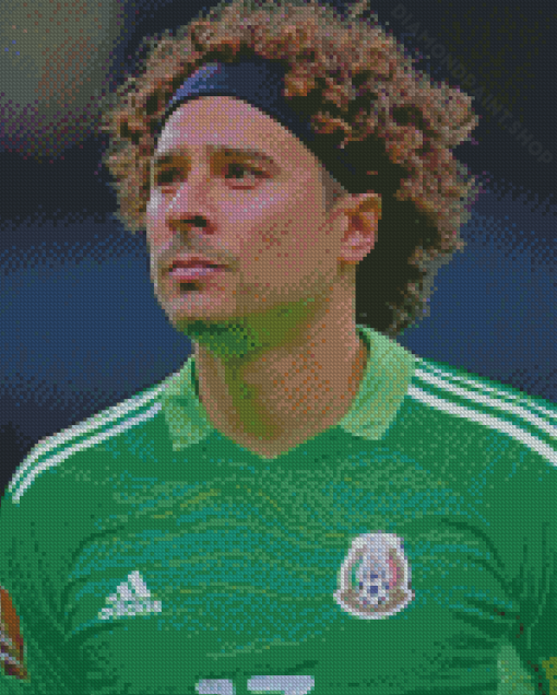 Guillermo Ochoa Footballer Diamond Painting